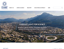 Tablet Screenshot of esrf.eu